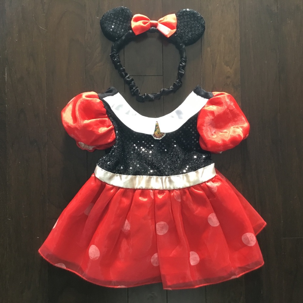 DISNEY STORE Minnie Mouse dress headband 6-12 mos - Picture 1 of 5
